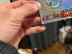 Get Card Lugia Meiji Metallic Card Retro Promo Rare Pokemon Card Game - Image 2