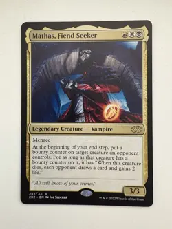 Mathas Fiend Seeker MTG Magic the Gathering Card NM Near Mint 2X2 - Image 1