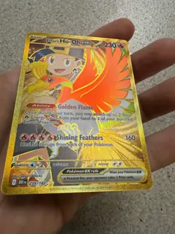 Pokemon TCG Ethan’s Ho-oh ex 239/182 Destined Rivals Gold Hyper Rare NM FRESH - Image 3