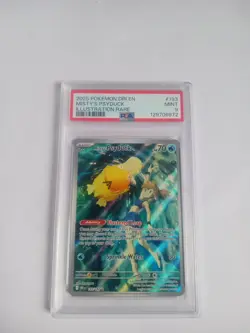 POKEMON 2025 EN-DESTINED RIVALS ILLUSTRATION RARE MISTY'S PSYDUCK 193/182 PSA 9 - Image 1