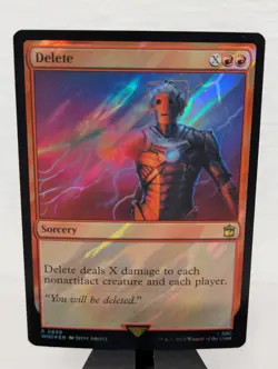 MTG - Delete (Surge Foil) [Doctor Who] - NM - Image 1