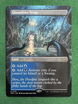 Gloomlake Verge (Borderless) R Duskmourn: House of Horror 331 NM - Image 1