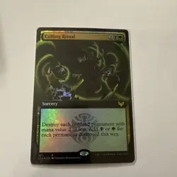 MTG: Culling Ritual (Extended Art) -Foil Light Play MTG Strixhaven CEDH Staple - Image 1