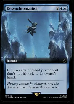 Desynchronization - 159 Extended Foil MTG ACR - Image 1