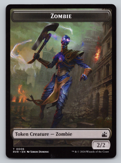MTG - Zombie Token - Ravnica Remastered - Image 1