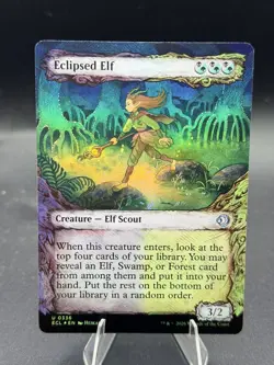 Eclipsed Elf (Showcase) MTG Lorwyn Eclipsed Foil - Image 1