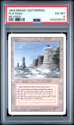 1994 MAGIC: THE GATHERING REVISED PLATEAU PSA 6 - Image 1