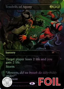 MTG Tendrils of Agony (Color) (2004) | NM Foil | Secret Lair Spider-Man {SLD} - Image 1