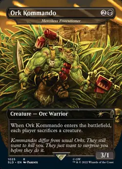 Ork Kommando - Merciless Executioner (Borderless) [Secret Lair Drop Series] - Image 1