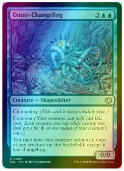 Omni-Changeling (Foil) - 62 - Lorwyn Eclipsed- Near Mint - MTG - Image 1