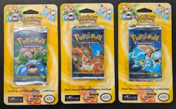 Pokemon TCG Base Set Booster Single Pack Sealed Venusaur Blastoise Charizard Set - Image 3