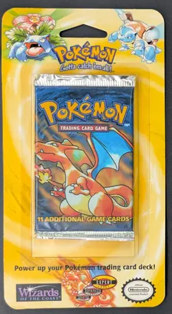 Pokemon TCG Base Set Booster Single Pack Sealed Venusaur Blastoise Charizard Set - Image 4