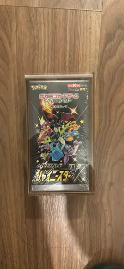 Shiny Star V Pokemon TCG Japanese Version Booster Box s4a Sealed WITH ACRYLIC - Image 1