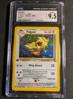 Pokemon Pidgeot 8/64 1st Edition Jungle Hilo Rare PSA/CGC 9.5 Mint+! - Image 1