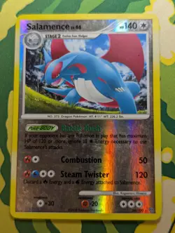 Pokemon: Salamence Lv 66 24/100 Reverse Holo -Stormfront - LP/MP - Image 1