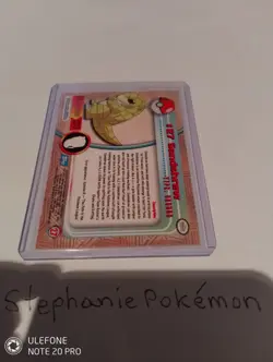 Topps Pokemon Tv Animation Edition Sandshrew #27 Holo Foil Blue Logo Mint - Image 3