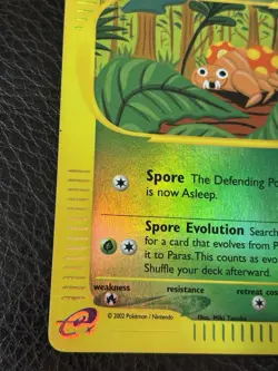 Pokemon Paras #99/147 Reverse Holo Common 2002 Aquapolis Vintage MP - Image 4