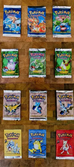 Pokemon TCG BASE SET JUNGLE FOSSIL 1st Edition Booster Pack Artwork Collection - Image 3