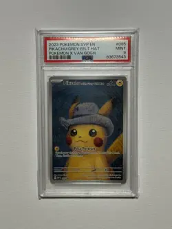 2023 Pokemon Van Gogh Pikachu with Grey Felt Hat - SV Promo #85 PSA 9 - Image 1