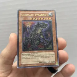 Yugioh - Ultimate Tyranno POTD-EN020 Ultimate Rare 1st Edition - Image 1