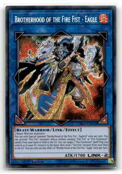 Brotherhood of the Fire Fist - Eagle FIGA-EN016 Secret Rare Fists of the Gadget - Image 1