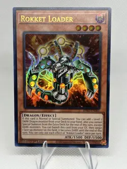 Yugioh! 1x Rokket Loader BPRO-EN001 Ultra Rare 1st Ed NM - Image 1