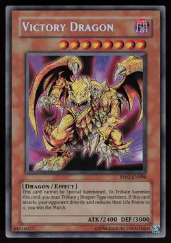 Victory Dragon RP02-EN098 Secret Rare ORIGINAL PRINT Yu-Gi-Oh - Image 1