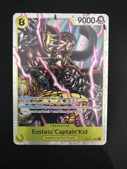 One Piece CCG Eustass Captain Kid OP10-112 SR Royal Blood NM Condition - Image 1