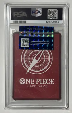 2025 ONE PIECE PROMOS DODGERS X ONE PIECE NIGHT #010 MONKEY D. LUFFY PSA 10 - Image 2