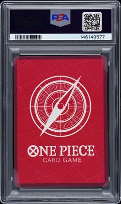 2022 ONE PIECE OP01-ROMANCE DAWN ALTERNATE ART-ERRATA MONKEY D. LUFFY PSA 10 - Image 2