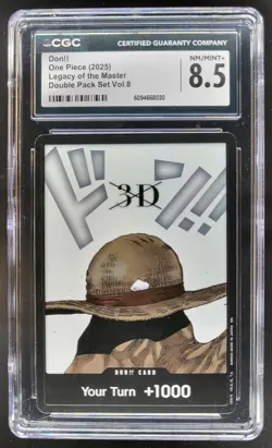 2025 ONE PIECE CCG DON!! LEGACY OF THE MASTER CGC 10 B PT - Image 1