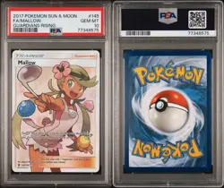 PSA 10 Mallow Full Art #145 2017 Pokemon Sun & Moon Guardians Rising - Image 3