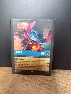 Disney Lorcana - Stitch - Experiment 626 - 166/204 Reign of Jafar Legendary TCG - Image 1