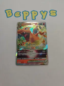 Charizard VSTAR 018/172 Ultra Rare Brilliant Stars Pokemon TCG NM Off Center 28A - Image 1