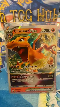Pokemon TCG Charizard VSTAR Ultra Rare 018/172 Brilliant Stars NM Near Mint - Image 1