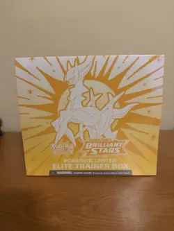 Pokemon TCG Brilliant Stars POKEMON CENTER EDITION Elite Trainer Box ETB Sealed - Image 1