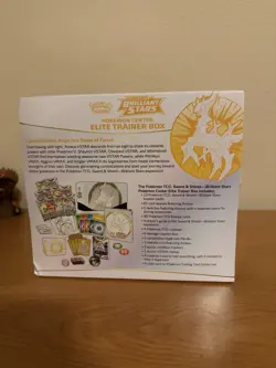 Pokemon TCG Brilliant Stars POKEMON CENTER EDITION Elite Trainer Box ETB Sealed - Image 2