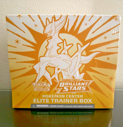 Pokemon TCG Brilliant Stars POKEMON CENTER EDITION Elite Trainer Box ETB Sealed - Image 1