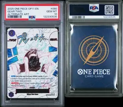 PSA 10 One Piece CCG Gear Two OP11-080 Alt Art (English) A Fist of Divine Speed - Image 3
