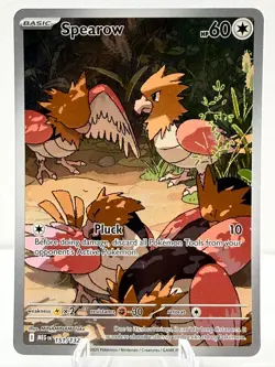 Pokemon Spearow 151/132 Base Set Mega Evolution Illustration Rare - Image 2