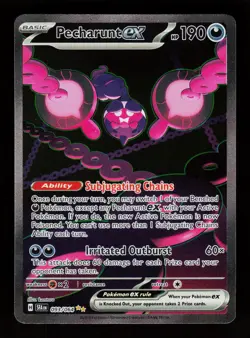 Pecharunt ex 093/064 Special Illustration Rare Shrouded Fable Pokemon NM - Image 1