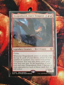 Dragonhawk, Fate's Tempest - Bloomburrow - NM - ENG - MTG - Image 3