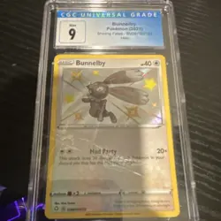 Pokemon Bunnelby Shining Fates Shiny Vault SV097/SV122 Holo CGC 9 Rare Card - Image 1