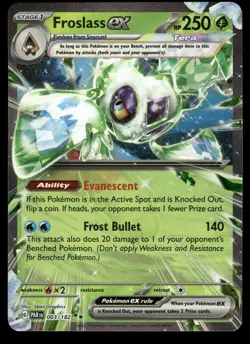 Froslass ex SV04: Paradox Rift 003/182 Pokemon Card - Image 1