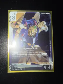 Hyaku-Shiki (GD02-072) [Foil] (NM) - Gundam Card Game - Dual Impact (ENG) - Image 1