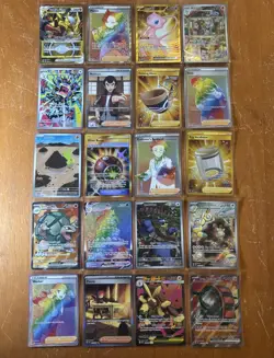 Pokemon 20 Card Lot Giratina VMAX Mew EX Eng Marnie Machoke Rare Near Mint + - Image 1
