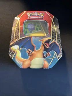 Pokemon TCG Lot 120+ Cards w/ Charizard Tin - Image 1