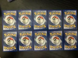 Pokemon TCG E-Reader Non-Holo Card Lot Of 10 Cards LP - Image 2