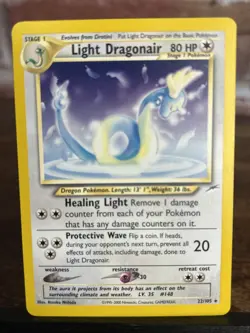 Neo Destiny Rare: Light Dragonair 22/105 Pokemon Cards NM/MT - Image 1