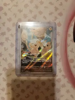 Pachirisu 208/198 Scarlet & Violet Illustration Rare Pokemon Card - Image 3